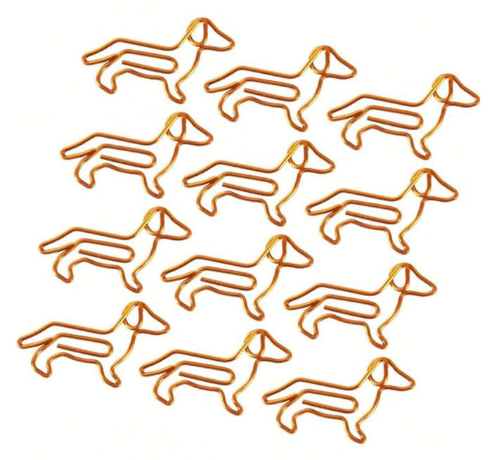 Dachshund Dog Paper Clips