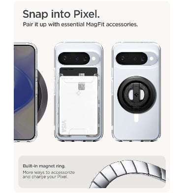 GOOGLE PIXEL 10 / 10 PRO PREMIUM SLIM ULTRA HYBRID MAGSAFE CASE CLEAR | SPIGEN