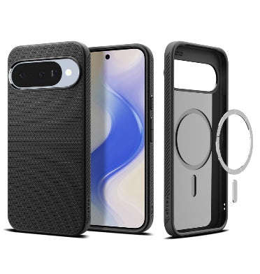 GOOGLE PIXEL 10 / 10 PRO PREMIUM SLIM LIQUID AIR MAGSAFE CASE BLACK | SPIGEN
