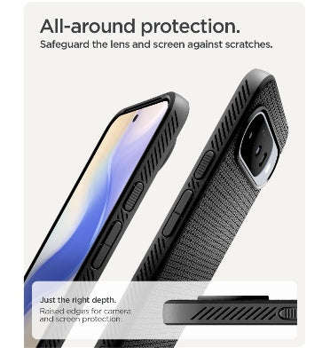GOOGLE PIXEL 10 / 10 PRO PREMIUM SLIM LIQUID AIR MAGSAFE CASE BLACK | SPIGEN