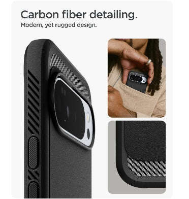 GOOGLE PIXEL 10 PRO XL PREMIUM RUGGED ARMOR MAGSAFE CASE BLACK