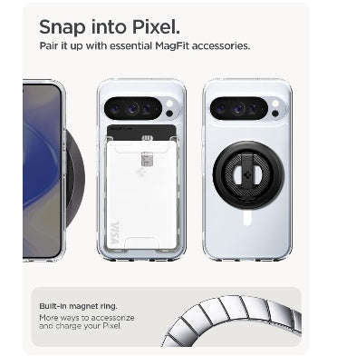 GOOGLE PIXEL 10 PRO XL PREMIUM SLIM ULTRA HYBRID MAGSAFE CASE CLEAR | SPIGEN