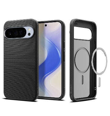 GOOGLE PIXEL 10 PRO XL PREMIUM SLIM LIQUID AIR MAGSAFE CASE BLACK | SPIGEN