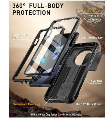 ONEPLUS 13 PREMIUM FULL BODY RUGGED POETIC REVOLUTION CASE BLACK | POETIC