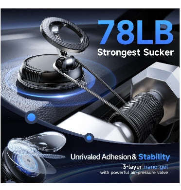 ANDERY MAGSAFE ADJUSTABLE SUCTION CAR PHONE MOUNT