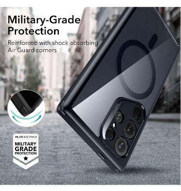 SAMSUNG GALAXY S24 ULTRA PREMIUM MAGSAFE CASE CLEAR BLACK | ESR