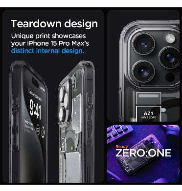 IPHONE 15 PRO MAX PREMIUM ULTRA HYBRID MAGFIT CASE ZERO ONE | SPIGEN