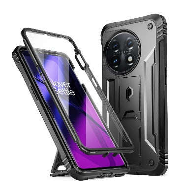 ONEPLUS 11 PREMIUM FULL BODY RUGGED POETIC REVOLUTION CASE WITH BUILT-IN SCREEN PROTECTOR BLACK |...