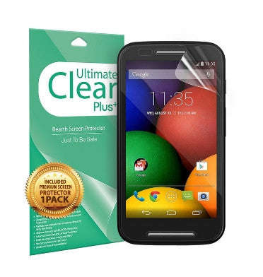 MOTO E PREMIUM FLEX TPU CASE & SCREEN PROTECTOR BLACK | RINGKE