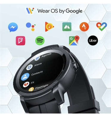 TICWATCH E2 WATERPROOF SMARTWATCH SHADOW BLACK