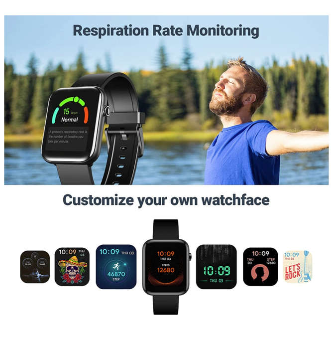 TICWATCH GTH SMARTWATCH BLACK