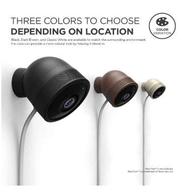 GOOGLE NEST CAM OUTDOOR SILICONE PROTECTIVE COVER BLACK