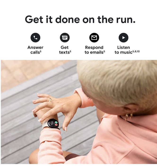 GOOGLE PIXEL WATCH SILVER/CHARCOAL