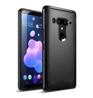 HTC U12+ PREMIUM SLIM FIT KARBON SHIELD CASE BLACK | POETIC