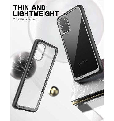 SAMSUNG GALAXY S20+ PREMIUM HYBRID CASE BLACK/CLEAR | SUPCASE
