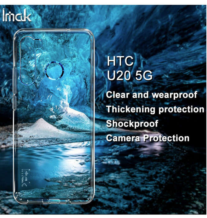 HTC U20 5G (2020) SLIM SILICONE TPU CASE CLEAR | IMAK