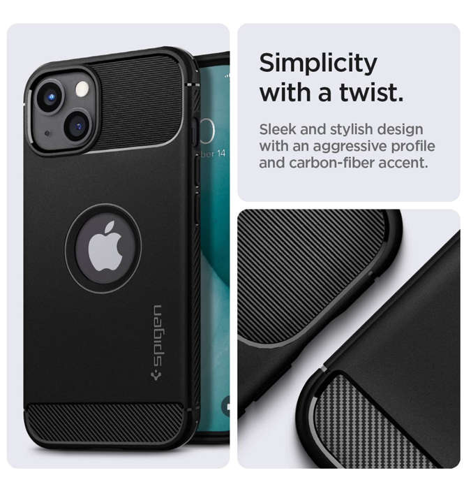 IPHONE 13 PREMIUM RUGGED CASE BLACK | SPIGEN