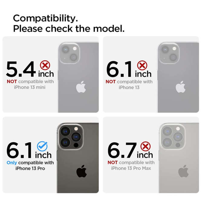IPHONE 13 PRO PREMIUM ULTRA HYBRID CRYSTAL CASE CLEAR | SPIGEN