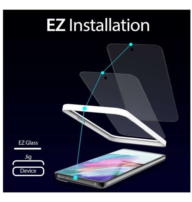 SAMSUNG GALAXY S21 FE PREMIUM TEMPERED GLASS SCREEN PROTECTOR 2PK | WHITESTONE