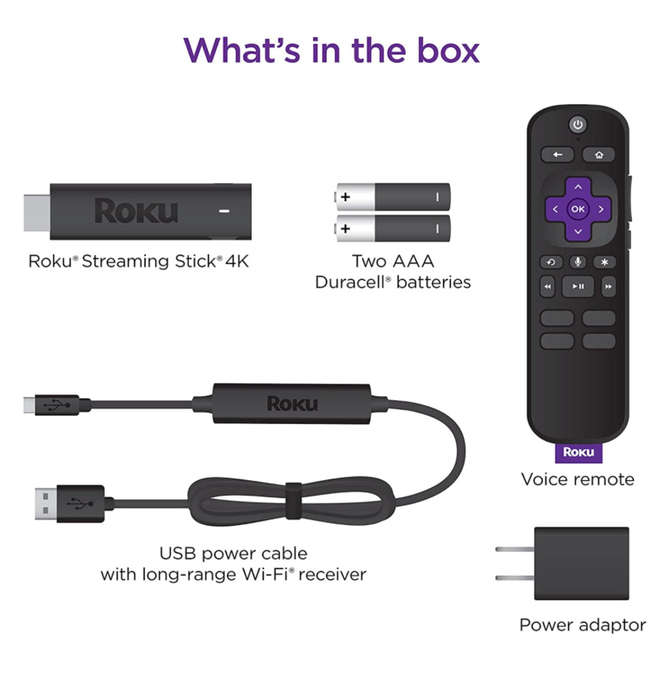 ROKU STREAMING STICK 4K MEDIA PLAYER (2021)