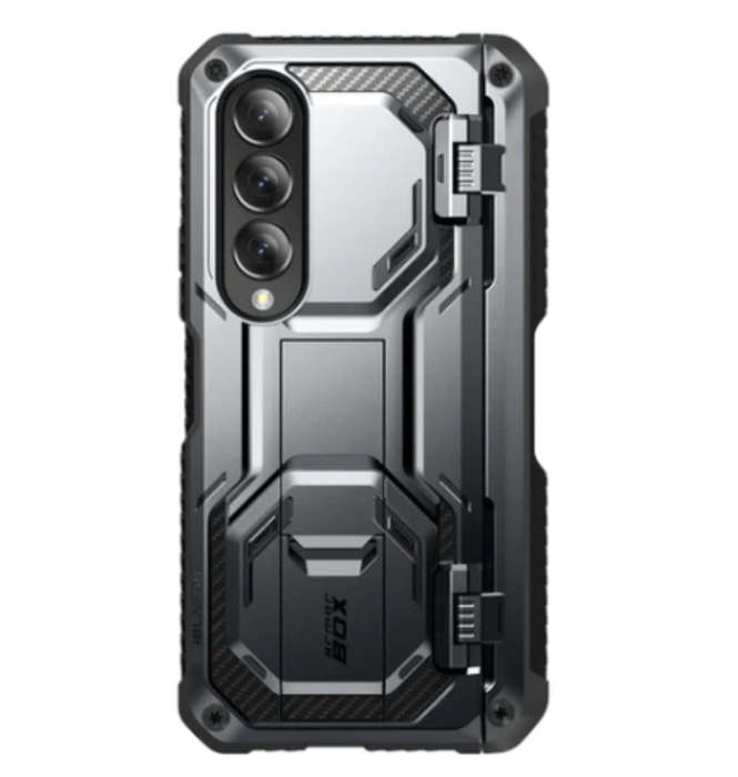 SAMSUNG GALAXY Z FOLD 4 PREMIUM FULL BODY ARMORBOX PROTECTIVE BUMPER CASE BLACK | I-BLASON