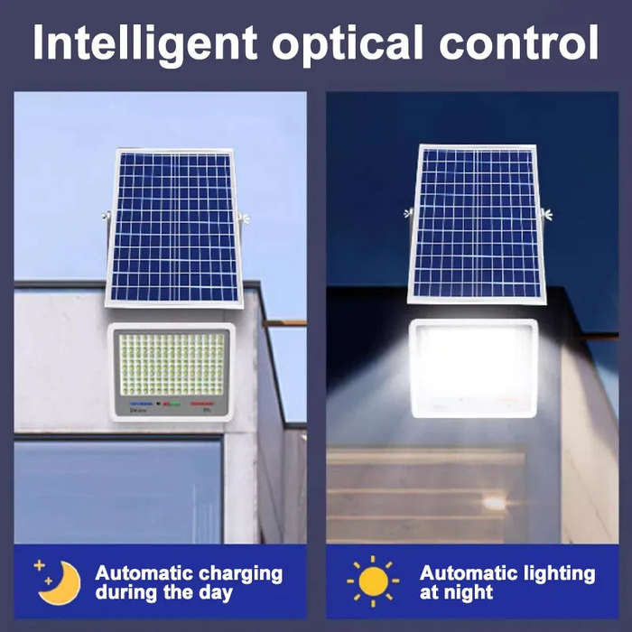 300W Solar Powered LED Floodlight With Remote Control