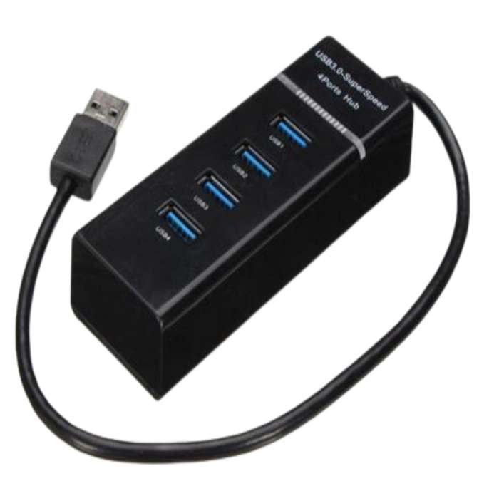 Andowl- 4 Port Super Fast 3.0 USB Hub