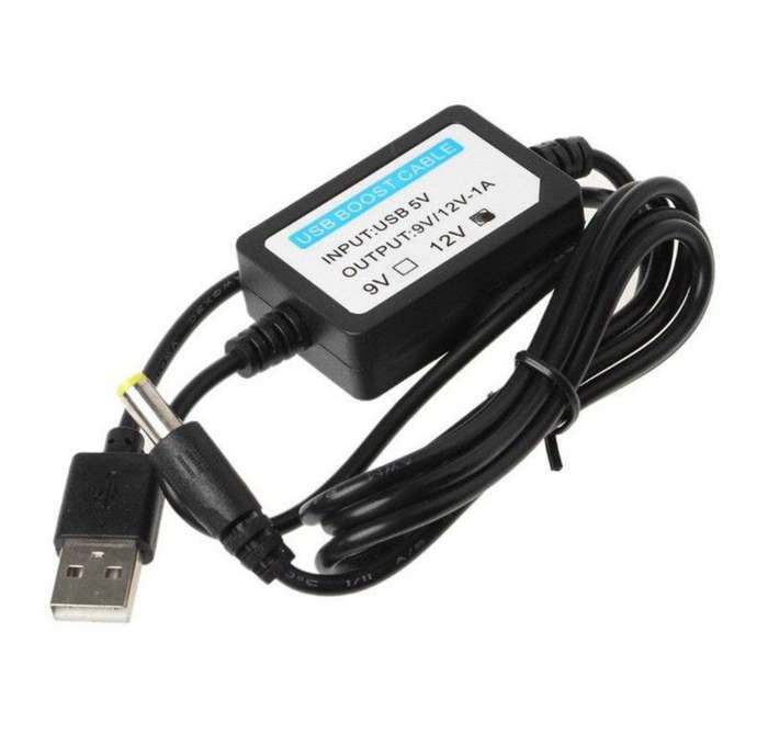 DC-DC Converter Cable USB 5V to 12V DC Jack Step-up Power Module