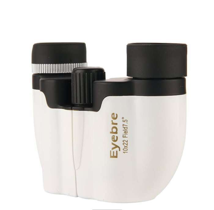 Eyebre HD Mini 10X22 Zoom Binoculars Pocket Optical Power Telescope-white