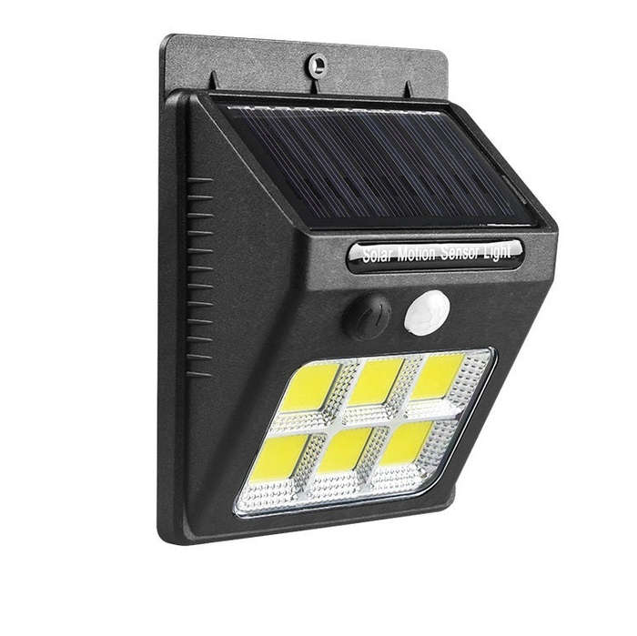 Solar Powered Sensor COB Wall Light 1200Mah