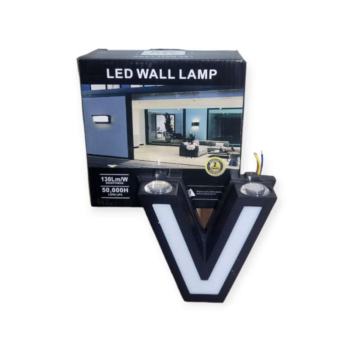 3 LED V Shaped 7W Wall Lamp