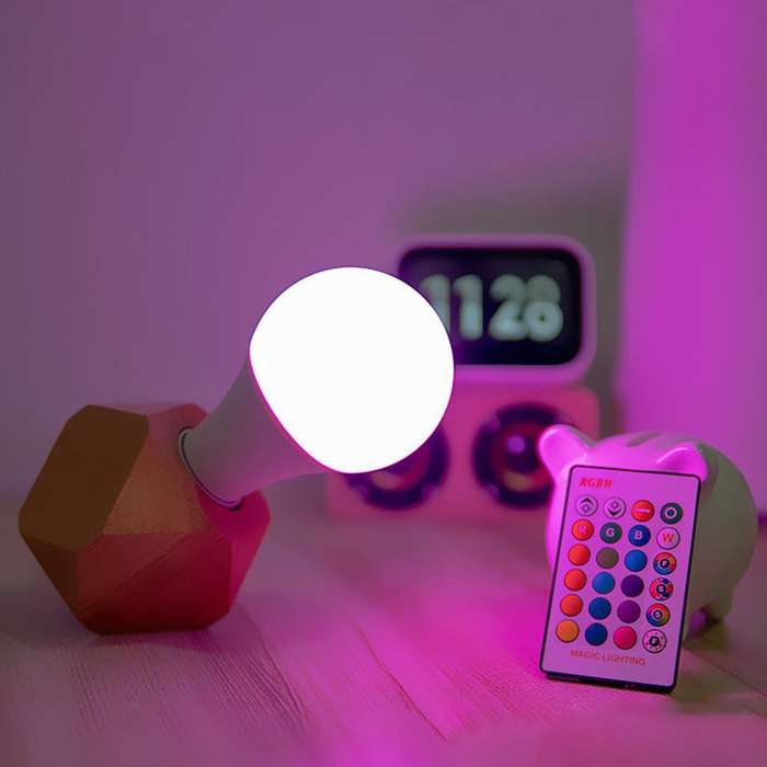 3W RGB LED Bulb With Remote Control