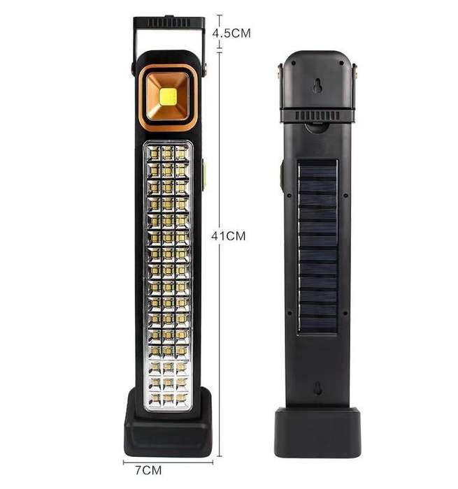5 Modes 48 LED Solar Powered Emergency Light With Base