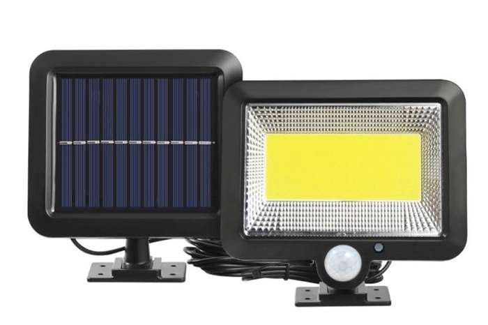 30W Solar Powered 100 COB Wall Lamp