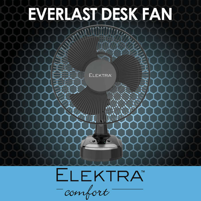 ELEKTRA EVERLAST 12 inch DESK FAN SEL-2708