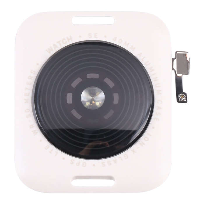 Glass Back Cover With Wireless Charging Coil For Apple Watch Series SE 2022 40mm GPS Edition(Star...