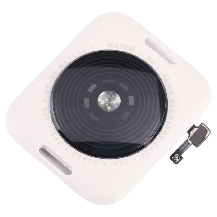 Glass Back Cover With Wireless Charging Coil For Apple Watch Series SE 2022 40mm GPS Edition(Star...