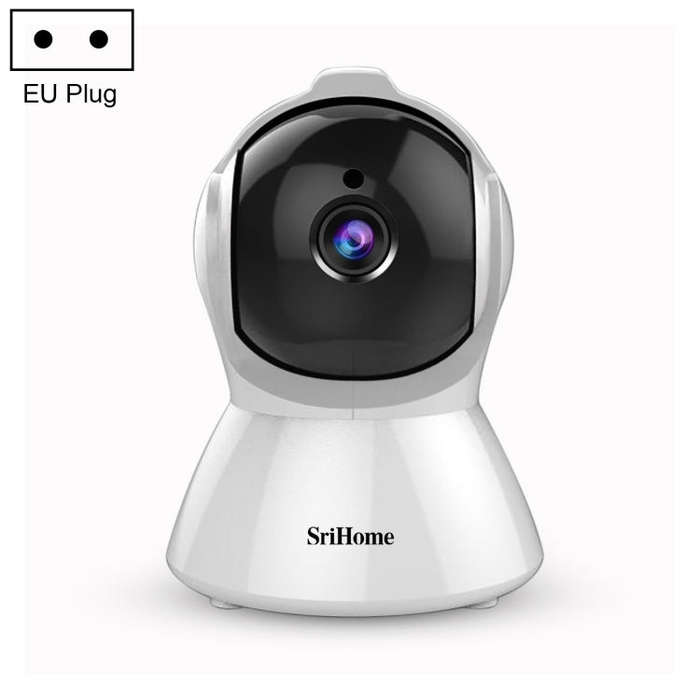 SriHome SH025 2.0 Million Pixels 1080P HD AI Auto-tracking IP Camera, Support Two Way Audio / Mot...