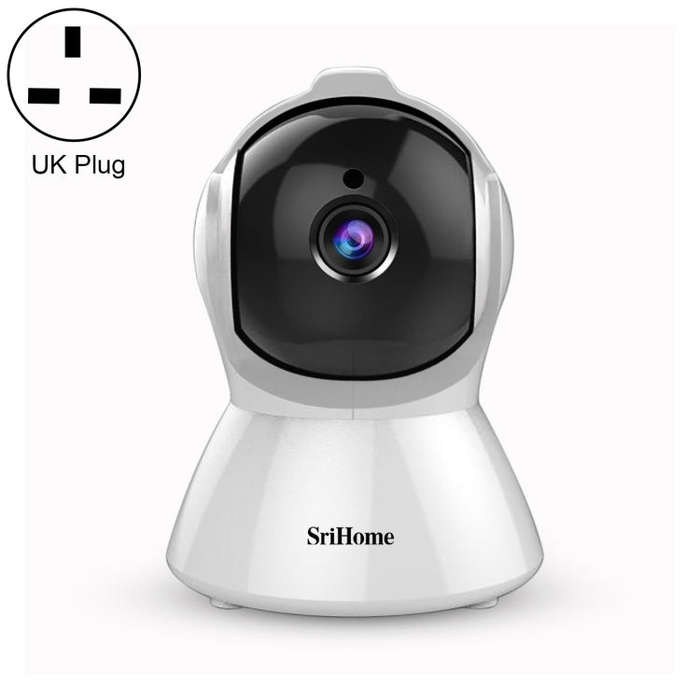 SriHome SH025 2.0 Million Pixels 1080P HD AI Auto-tracking IP Camera, Support Two Way Audio / Mot...