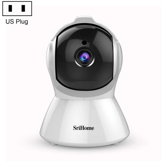 SriHome SH025 2.0 Million Pixels 1080P HD AI Auto-tracking IP Camera, Support Two Way Audio / Mot...