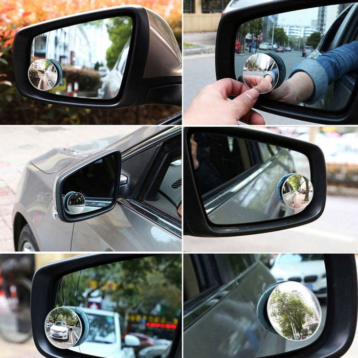 Car Blind Spot Rear View Wide Angle Mirror, Diameter: 5.3cm, 5.3cm Rear View Wide Angle Mirror