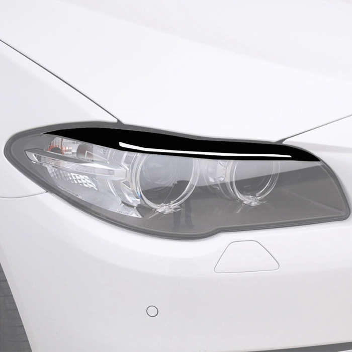 For BMW 5 Series F10 2014-2016 Car Lamp Eyebrow Decorative Sticker,Left and Right Drive Universal...