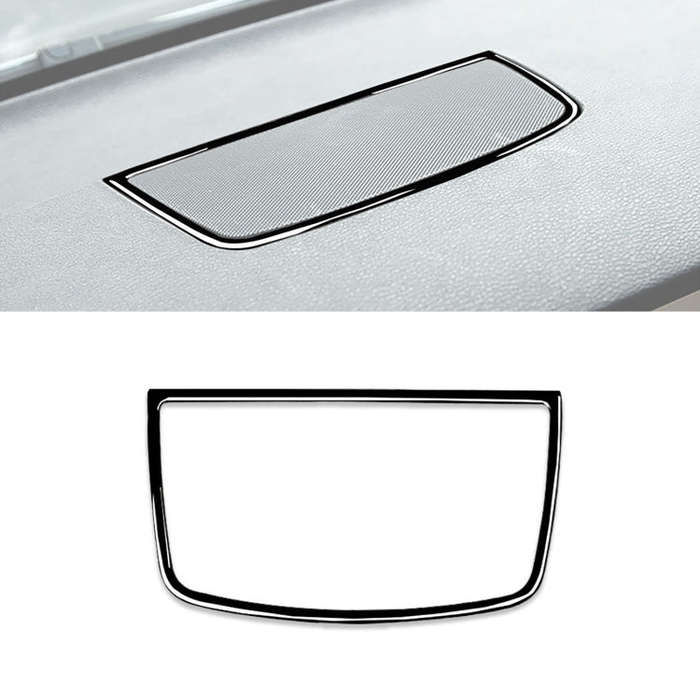 Car Dashboard Horn Frame Decorative Sticker for BMW X5 E70 / X6 E71 2008-2013, Left and Right Dri...
