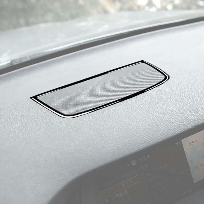 Car Dashboard Horn Frame Decorative Sticker for BMW X5 E70 / X6 E71 2008-2013, Left and Right Dri...