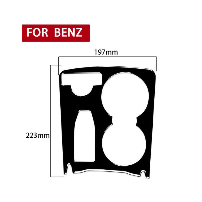 Car Left Drive Central Gear Panel Decorative Sticker For Mercedes-Benz 2007-2014 C-class W204 C18...