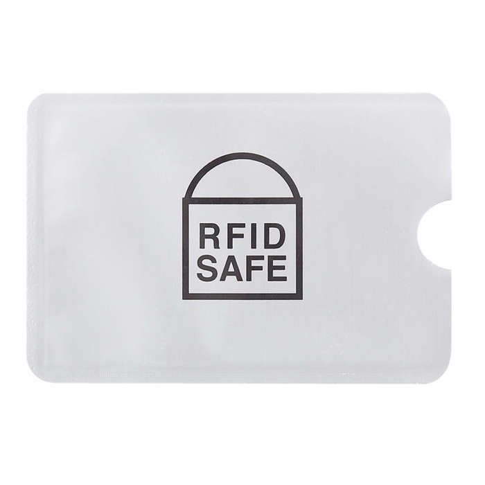 100pcs Aluminum Foil Anti Theft RFID Blocking Sleeve Card Protector, Size: 9.1*6.3cm, RFID SAFE 1...
