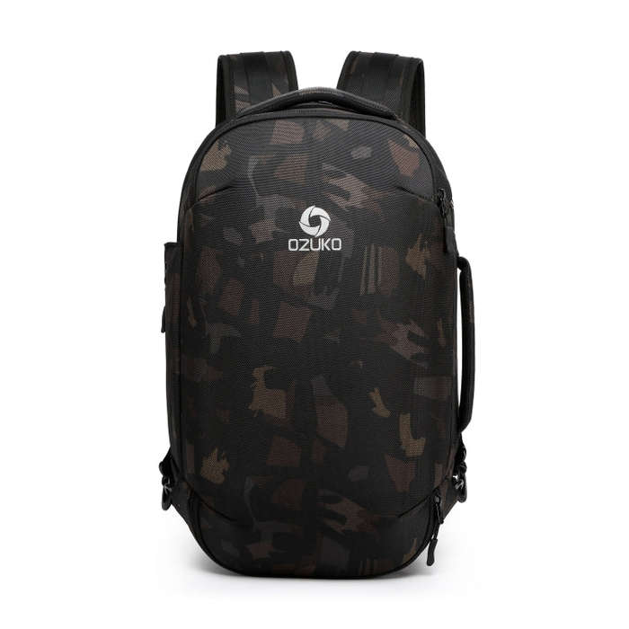 Ozuko 9216 Large Capacity Male Waterproof Business Outdoor Travel Shoulder Backpack Size: Large, ...