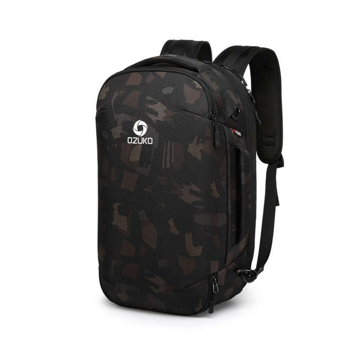 Ozuko 9216 Large Capacity Male Waterproof Business Outdoor Travel Shoulder Backpack Size: Large, ...