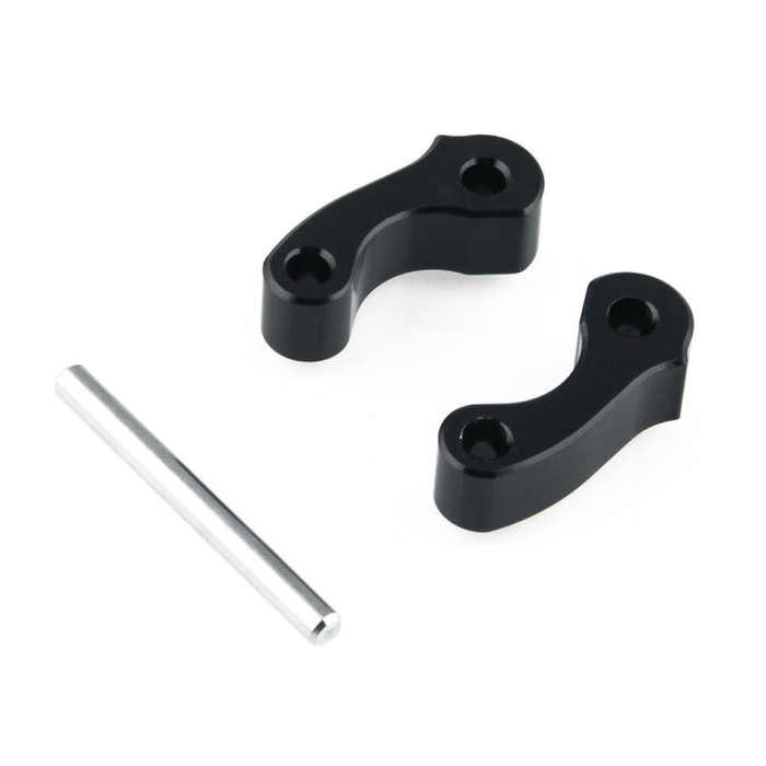 OT243 2 PCS Aluminum Alloy Window Latch Hinge Pivot for 95-04 Tacoma 00-06 Tundra Rear Quarter BL...