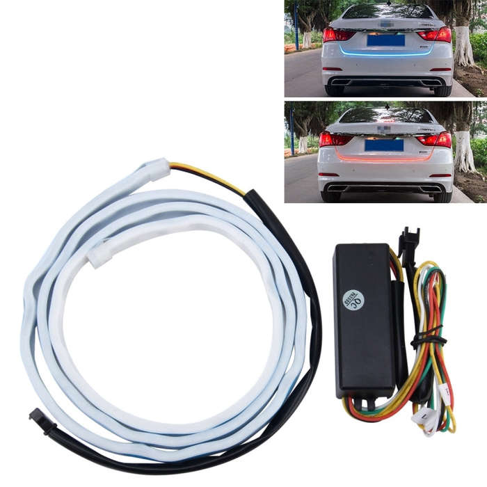 1.5m Car Auto Waterproof Universal Four Color Rear Flowing Light Tail Box Lights with Tail Light ...